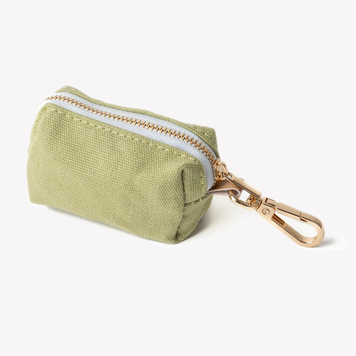 Green poop bag holder, second view