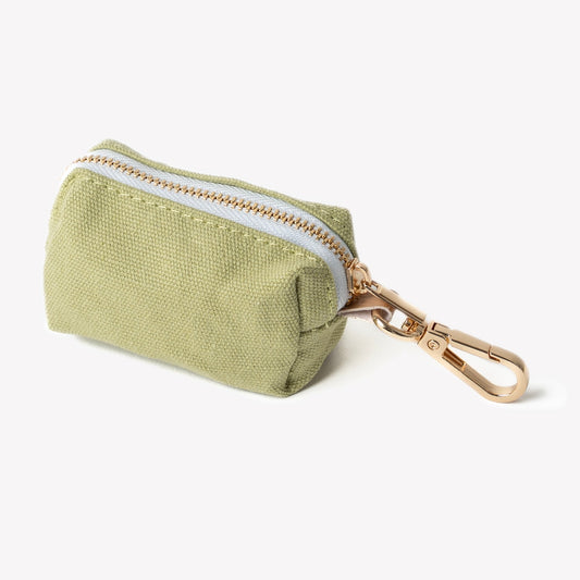 Green poop bag holder, second view