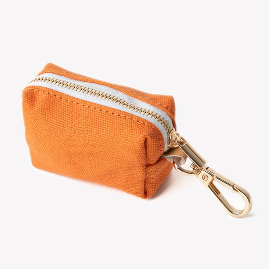 Terracotta poop bag holder, second view