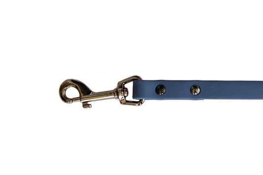 Blue jeans waterproof dog leash, second view