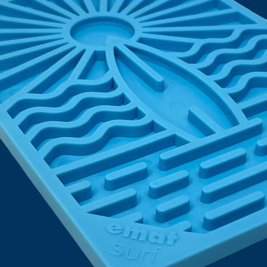Blue Surf's Up lick mat