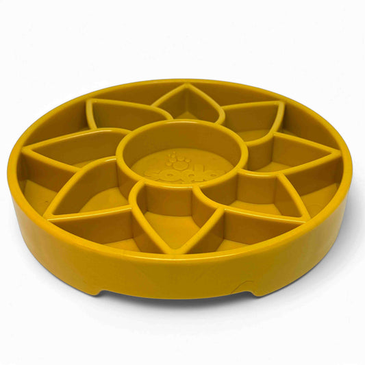 Yellow Sunflower eTray slow feeder