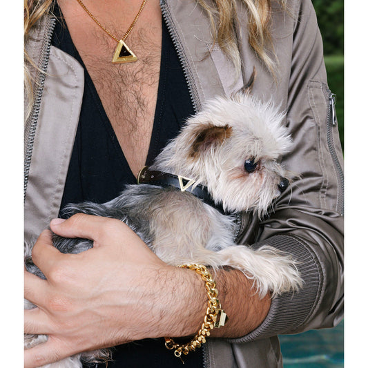 Jet Onyx Collar and Charm Set lifestyle view