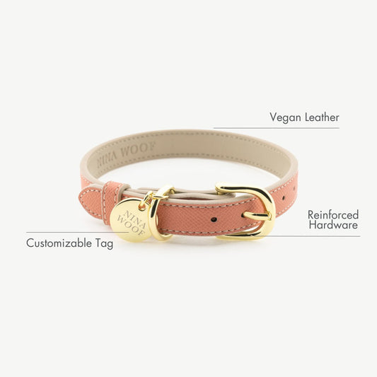 Rio Vegan Leather Dog Collar, product view 1