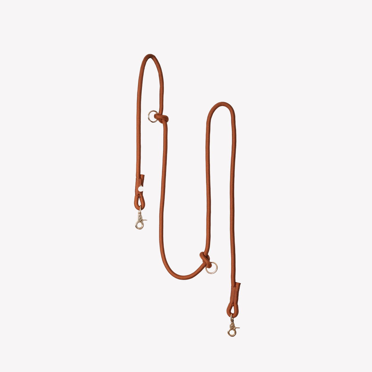Clay hands free braided dog leash