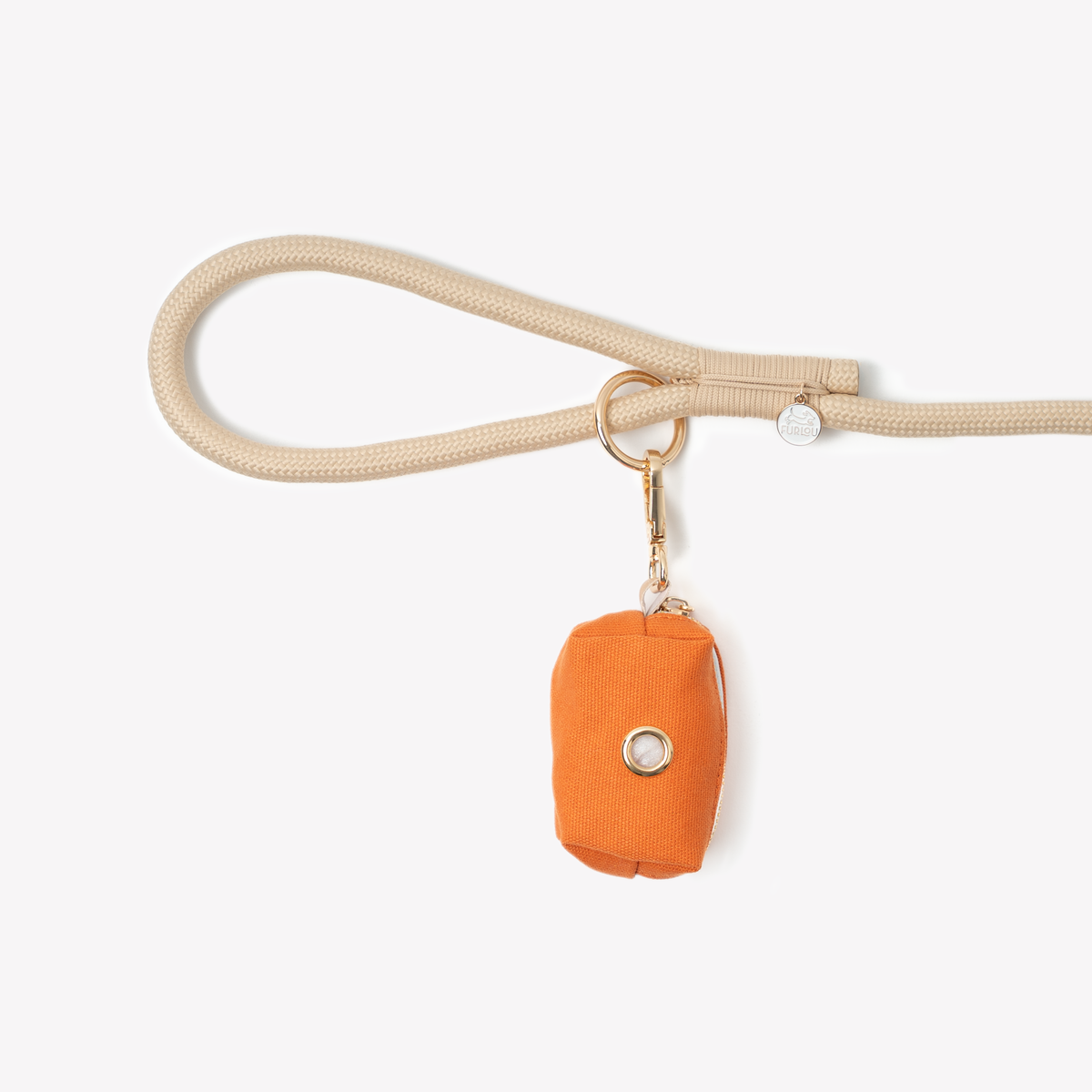 Terracotta poop bag holder