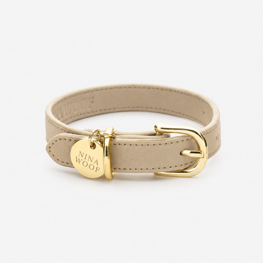 Milan Vegan Leather Dog Collar