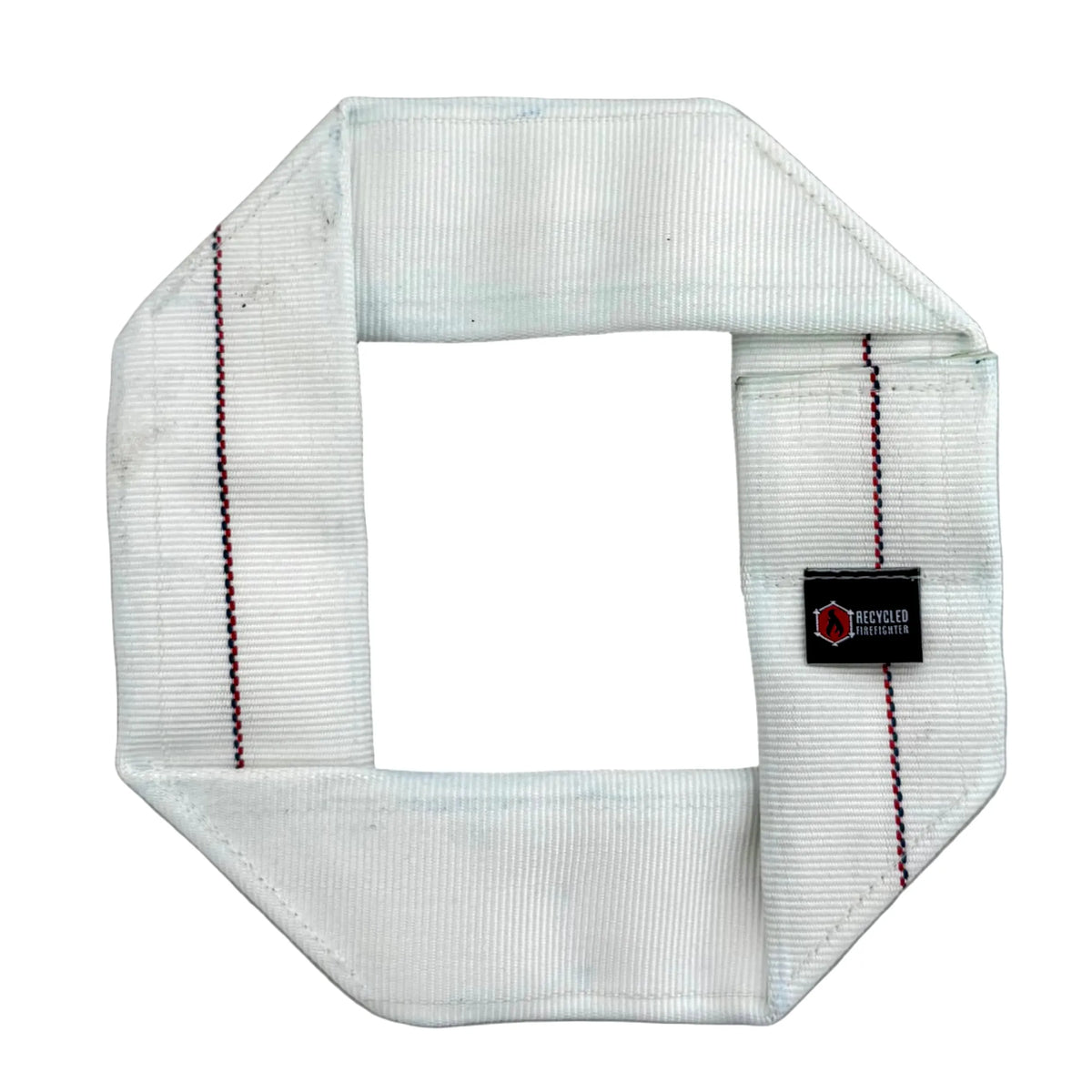 Fire hose dog frisbee in white