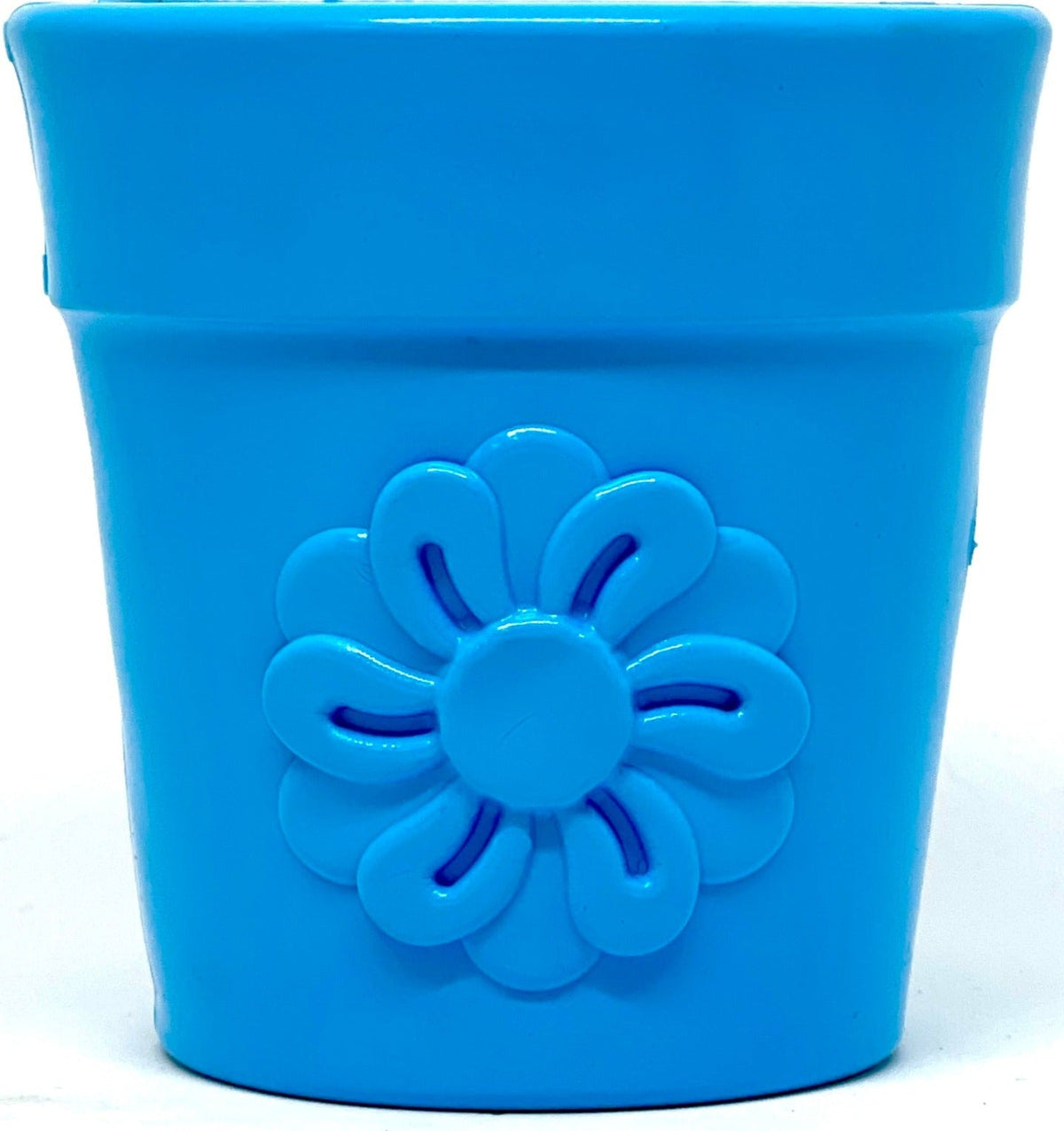 Flower Pot treat dispenser dog toy in assorted colors