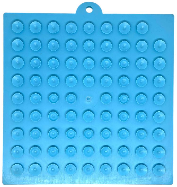 Hold 'em suction cup holder in light blue