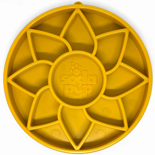 Yellow Sunflower eTray slow feeder