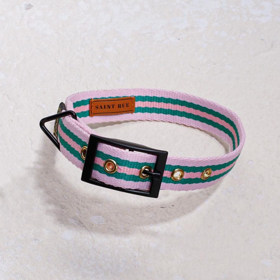 Le Classic dog collar in Rue La Rose