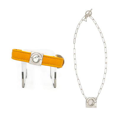 Sunflower Howl matching collar and necklace set