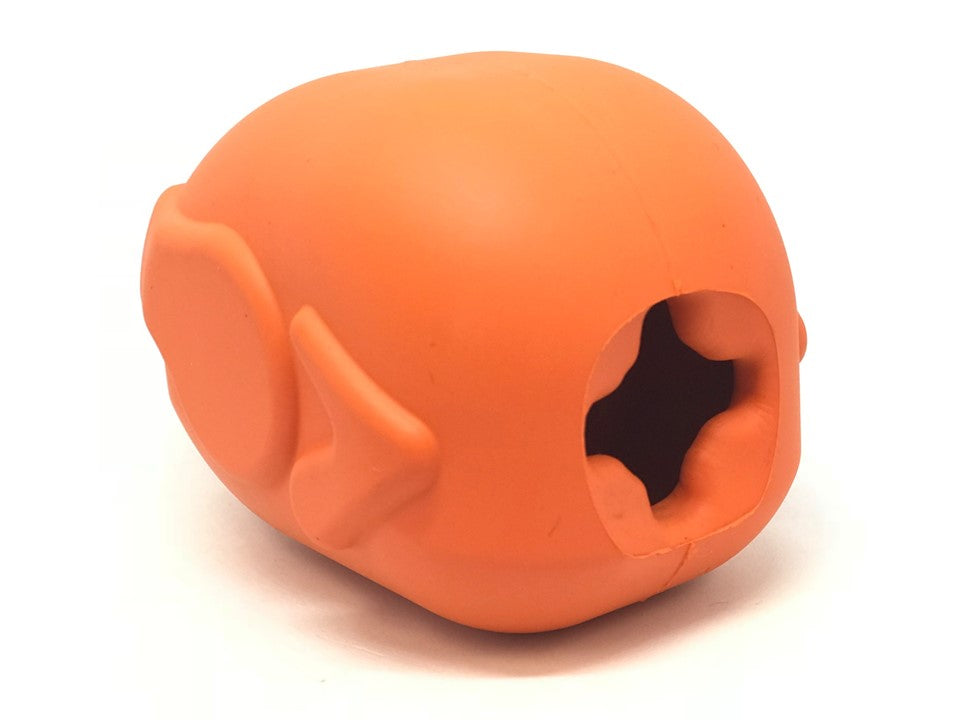 Orange Roasted Turkey treat dispenser dog toy