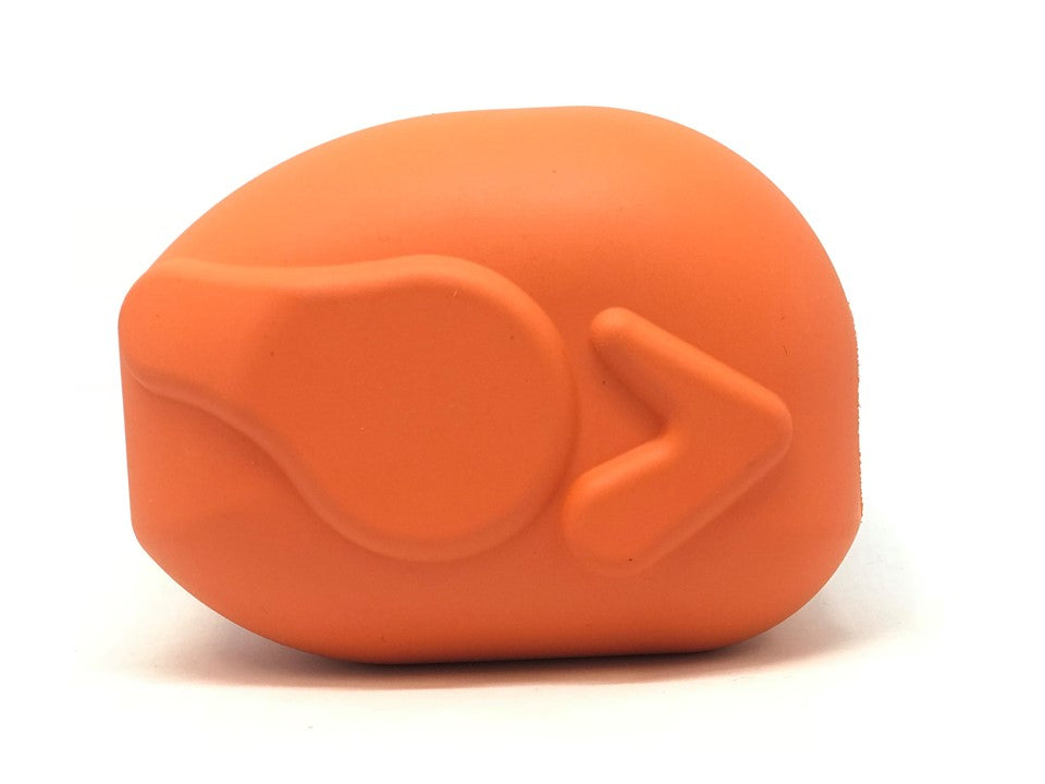 Orange Roasted Turkey treat dispenser dog toy