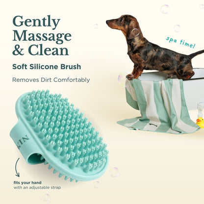 Dog Bath & Grooming Kit, lifestyle view