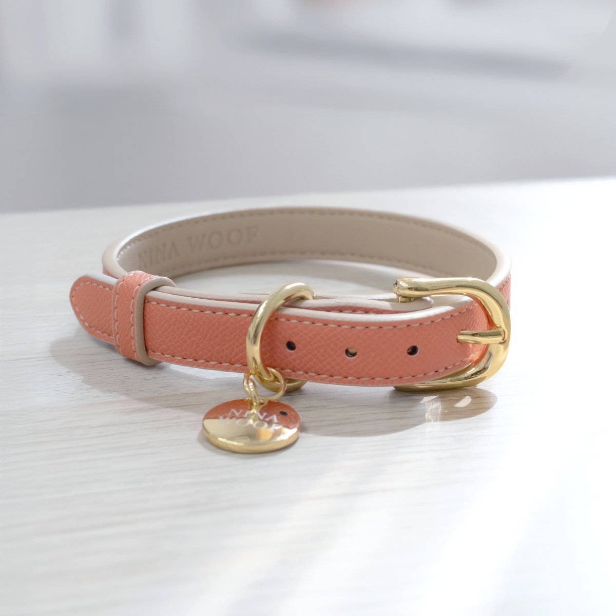 Rio Vegan Leather Dog Collar, product view 4