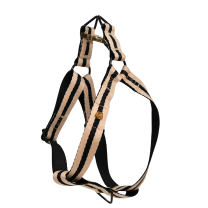 Dog harness in Rue Cambon No.1 colourway, product view