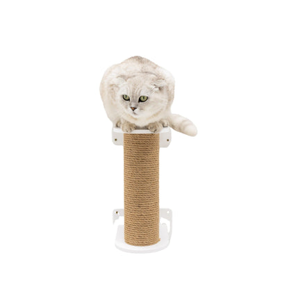 Small Cat Tree in white finish