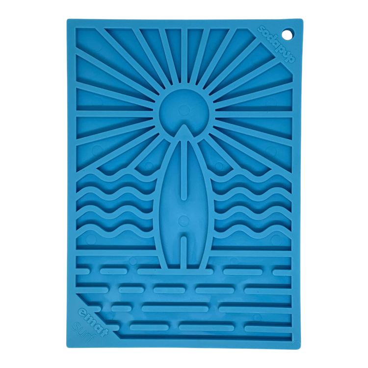 Blue Surf's Up lick mat