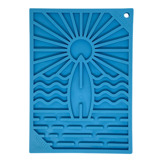 Blue Surf's Up lick mat