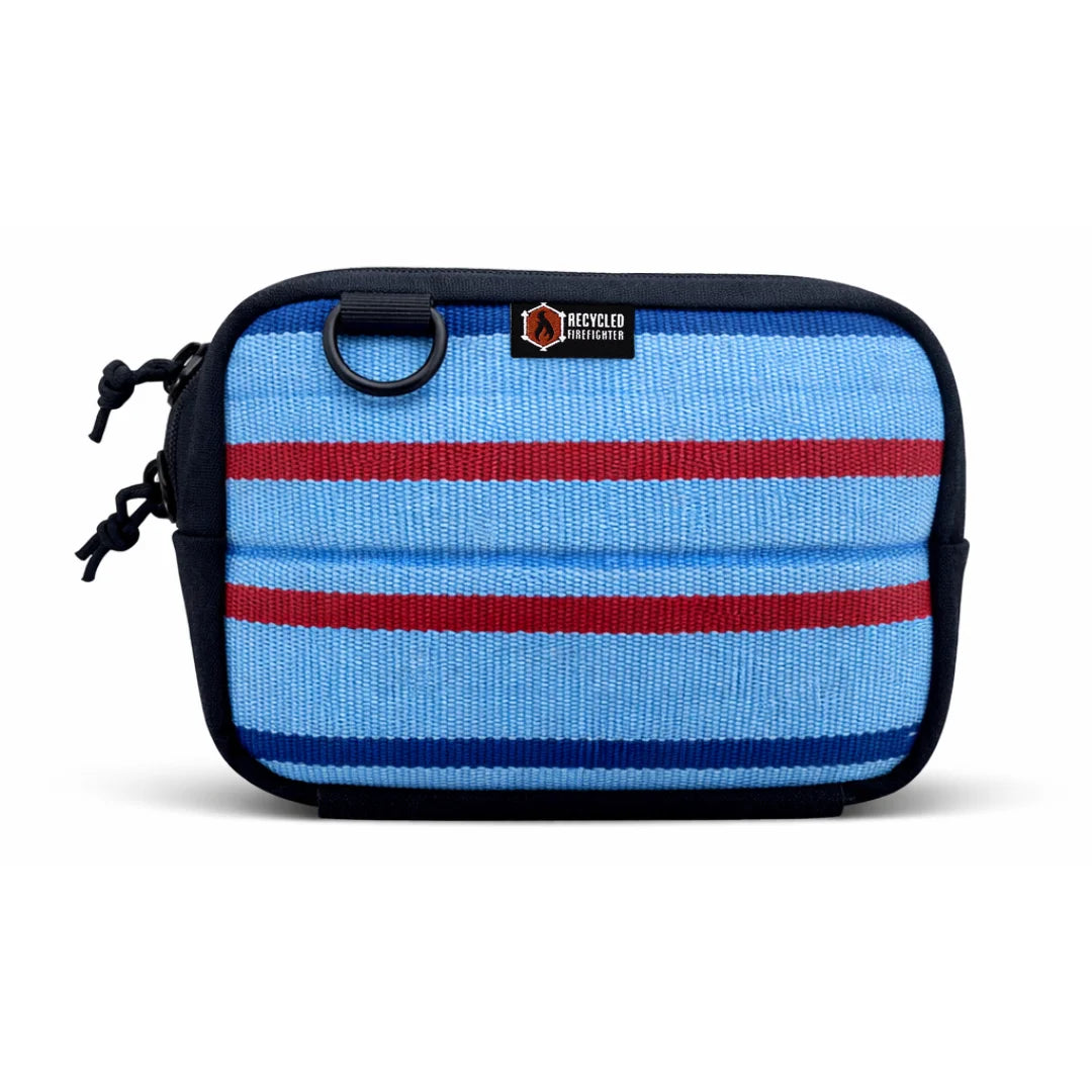 TrailHound fire hose fanny pack in Ocean Breeze Merica