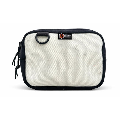 TrailHound fire hose fanny pack in Vintage White