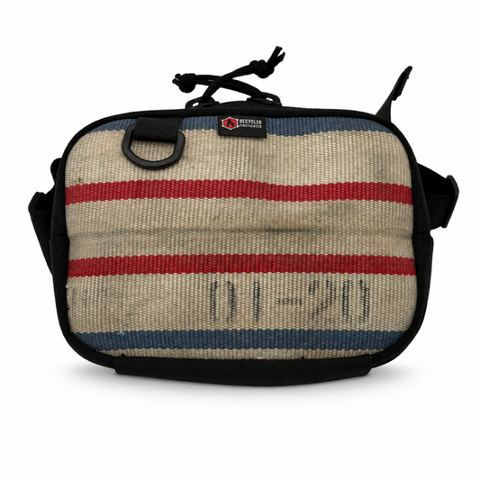 TrailHound fire hose fanny pack in Vintage Merica