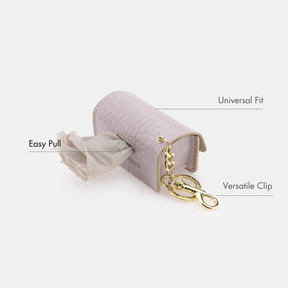 Vegan Leather Waste Bag Holder, product view 3