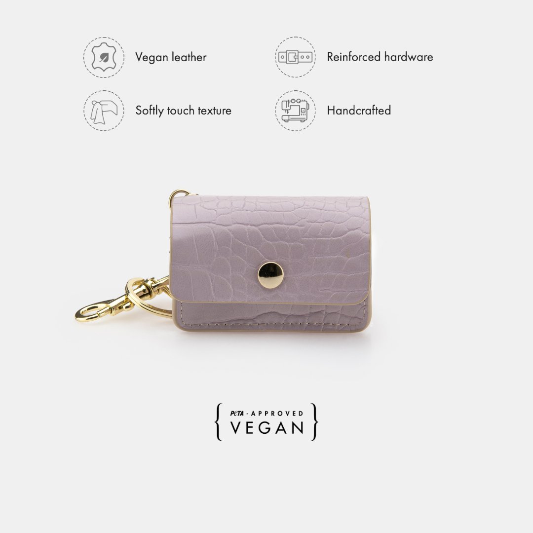 Vegan Leather Waste Bag Holder, product view 4