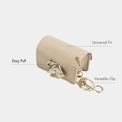Vegan Leather Waste Bag Holder, product view 2